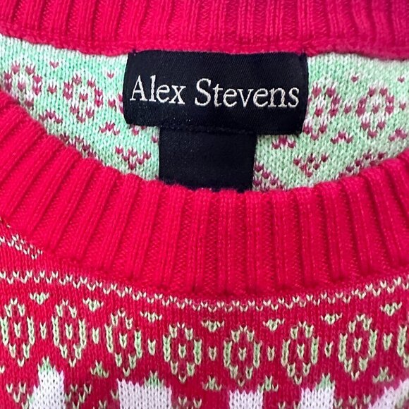 Unisex Ugly Christmas Sweater ERMAHGERD ERTS CHERSTMERS by Alex Stevens - Size M - Picture 11 of 15